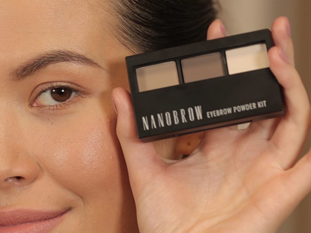 Nanobrow brow makeup palette for sensitive skin